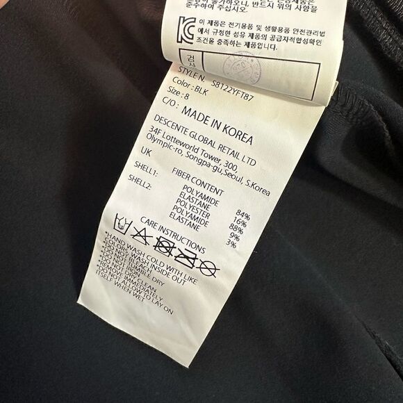 Descente black full zip gorpcore outdoor cycling jacket - Picture 12 of 12